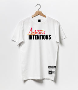 'Ambitious Intentions' Cotton Tee