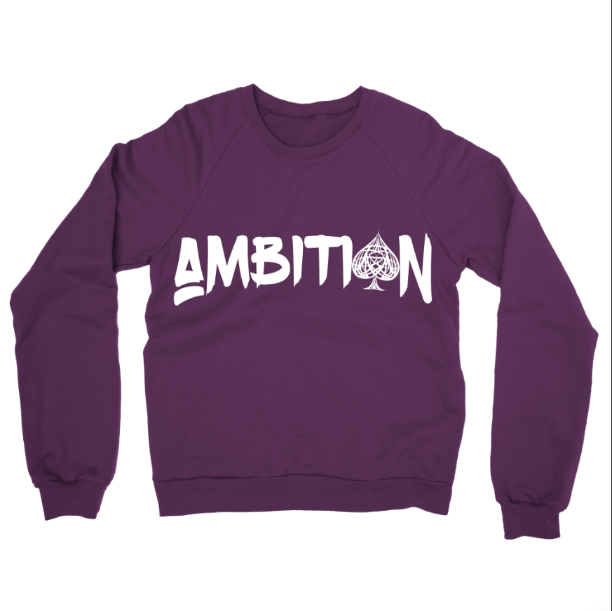 <transcy>Sudadera con cuello redondo Ambition Across Spade para hombre</transcy>