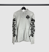 Load image into Gallery viewer, Ambition Arm Script Drawstring Hoodie
