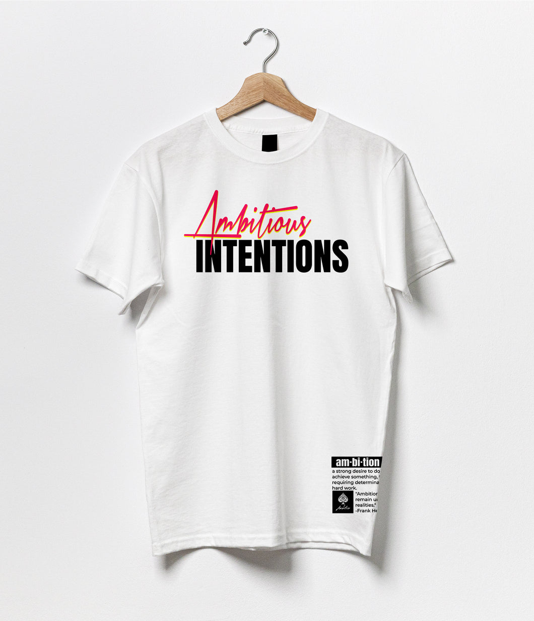 'Ambitious Intentions' Cotton Tee